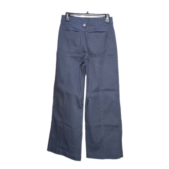 Wit & Wisdom Ab Solution Pants High Rise Wide Leg Front Seam Color Orion Blue 4 - Picture 7 of 10